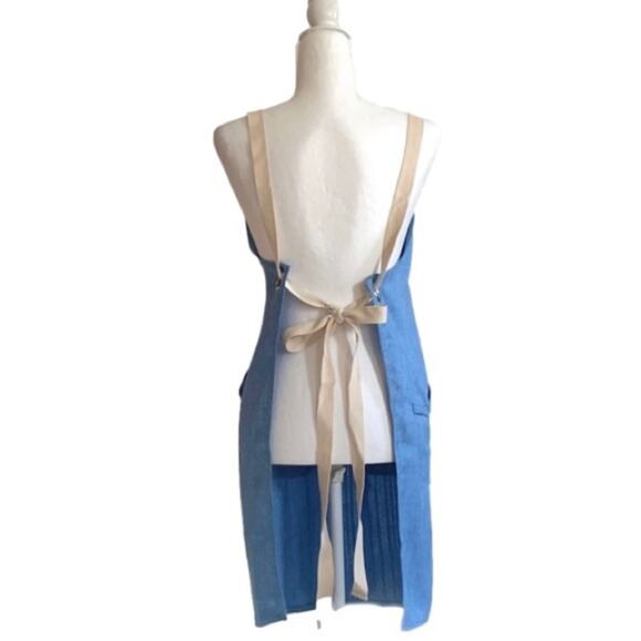 Manual Woodworkers Weavers Apron Blue I Know Everything Apron One Size NEW - Picture 4 of 10